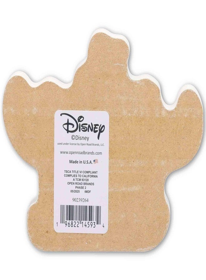 Open Road Brands Disney Lilo and Stitch With Angel Shelf Sitter Decor - Adorable Stitch Wood Block Tabletop Decoration for Home - Image 3